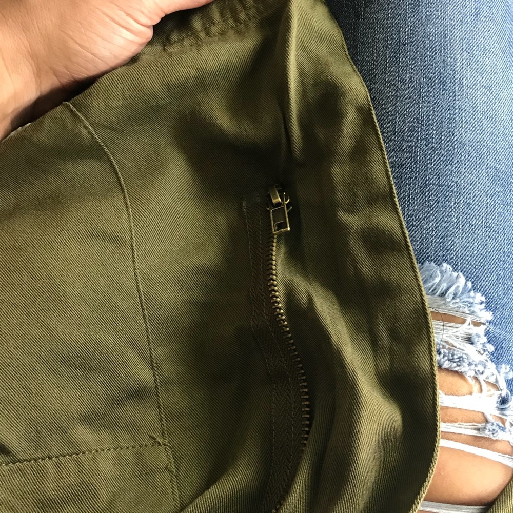 Last1-Olive Hooded Jacket- - Picture 6 of 6